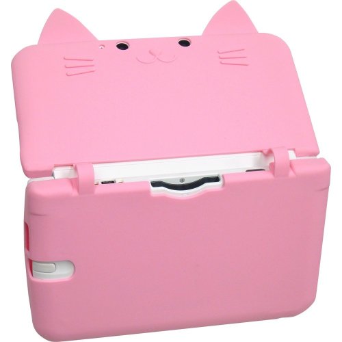 httpkitsune:Nintendo 3DS + pink cat cover ♡