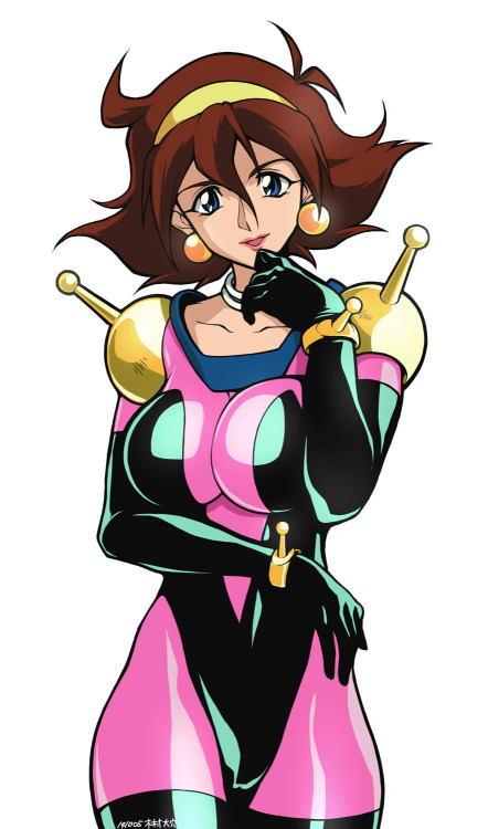 Pantyhosed — Rain Mikamura Mobile Fighter G Gundam Fanart By