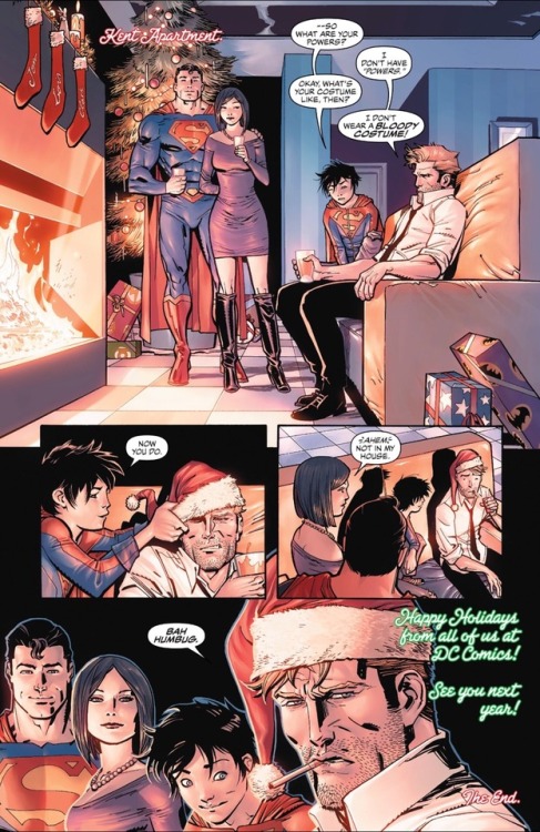 phantomcreeps:John and Clark in DC Holiday Special 2017