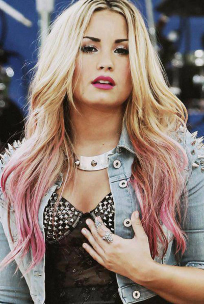 Demi Lovato Pink Hair Tumblr