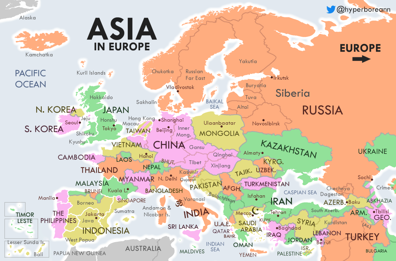 Карта Europe. Map of Europe and Asia. Asia на карте. Карта - Европа. Russia is situated in europe and asia