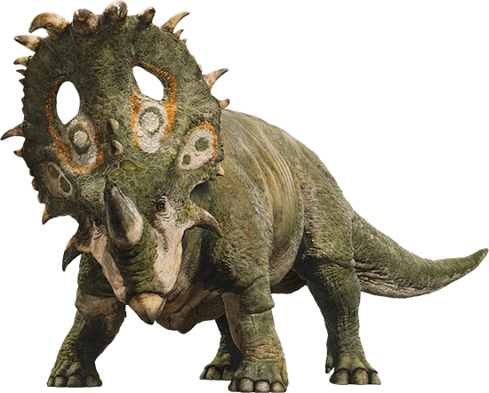 dinosaur with a horn on its nose