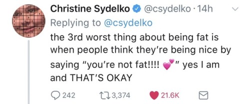 sashaquaria:im so thankful for Christine Sydelko speaking out...