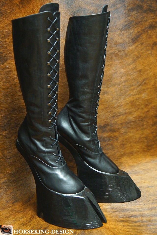 HORSEKING DESIGN — CLOVEN HOOF BOOTS - KNEE HIGH ...