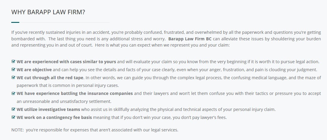 Barapp Law Firm BC — Personal Injury Lawyer Kelowna BC