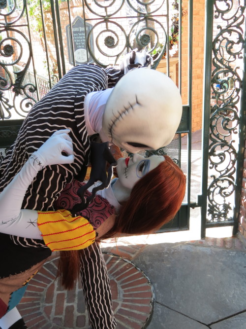 hardysmom:Jack and Sally at Disneyland 10/18/14 photos by me