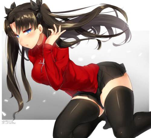 topnotchhentai:Rin Tohsaka set Enjoy mates:)