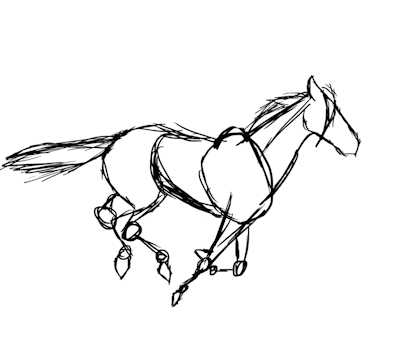 How To Draw A Horse Running For Beginners