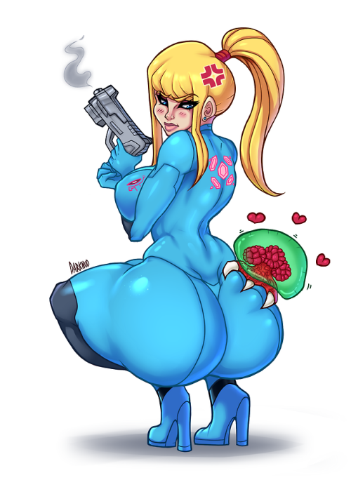 darknud:Samus ! She got the most votes on my patreon fanart...