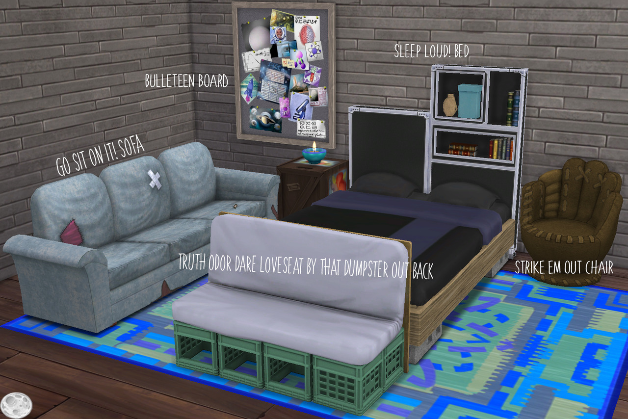 Syd S3 To S4 Conversion Teen Bedroom Base Game