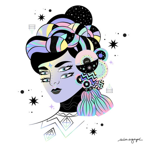 ✦ Cosmic Holographic Girl ✦ By Súa...