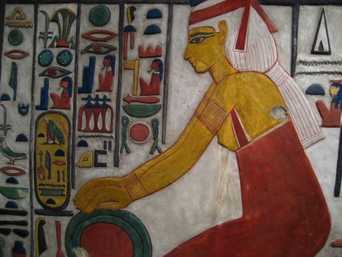 akalle:Isis from the “House of Eternity” of Queen Nefertari,...