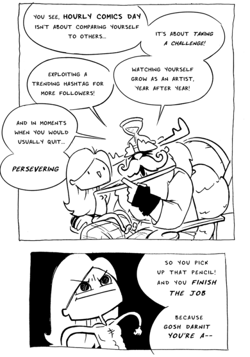 bastardcomics:I participated in Hourly Comics Day for the...