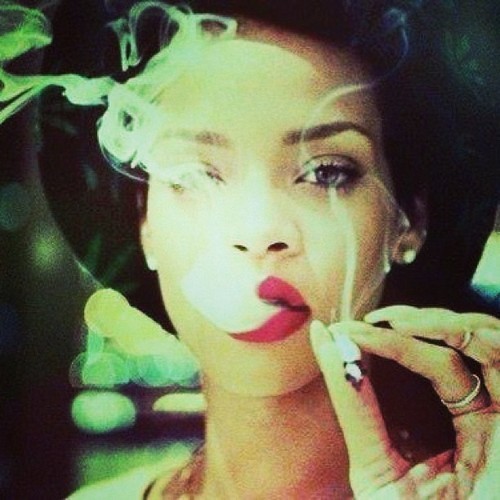 rihanna smoke on Tumblr