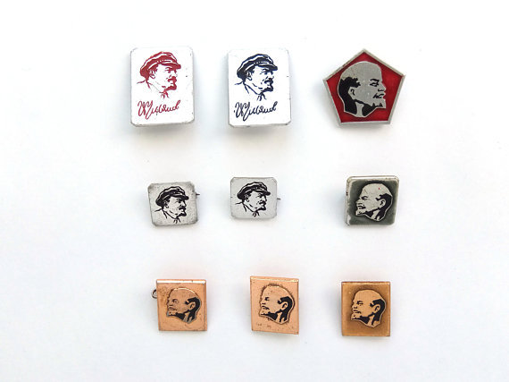 Vladimir Lenin pins http://etsy.me/2DKmEEA