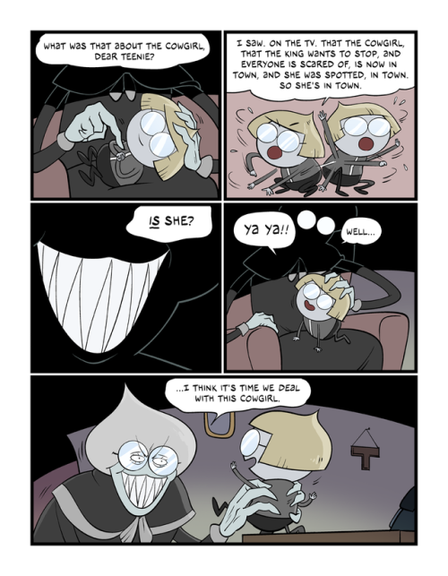 backcomic:pages 464, 465, & 466AAAA! Queenie!!! Dang,...