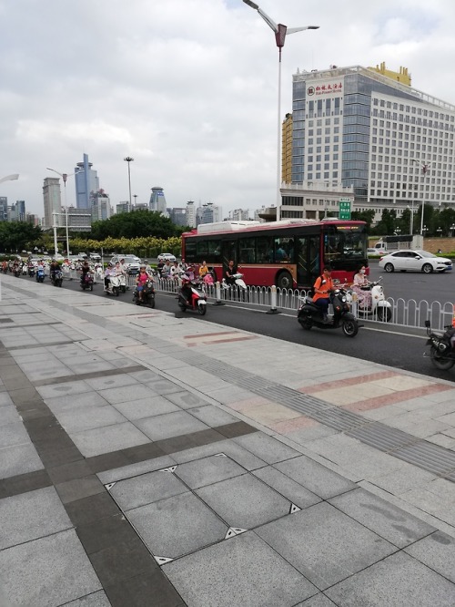 Electric Bike Brigade - Nanning China‘The charge of the Light...