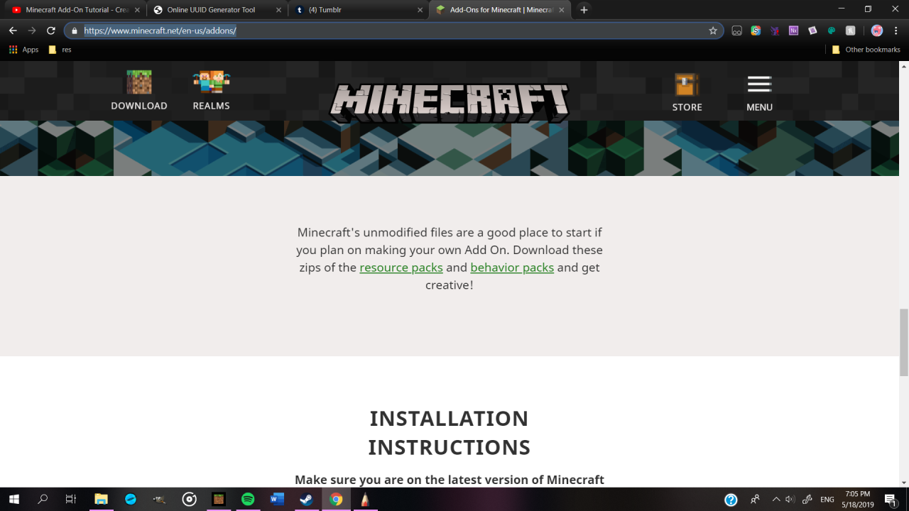 minecraft windows 10 texture packs 2019