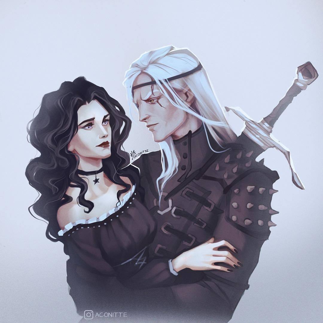 Yennefer And Geralt