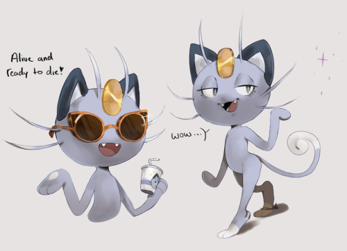 meowth alolan meowth pokemon fanart alolan pokemon sun and moon
