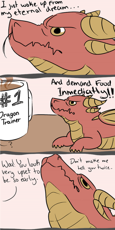 julietasaurus-rex:Pedro the Dragon.Calm down. Eat a donut.