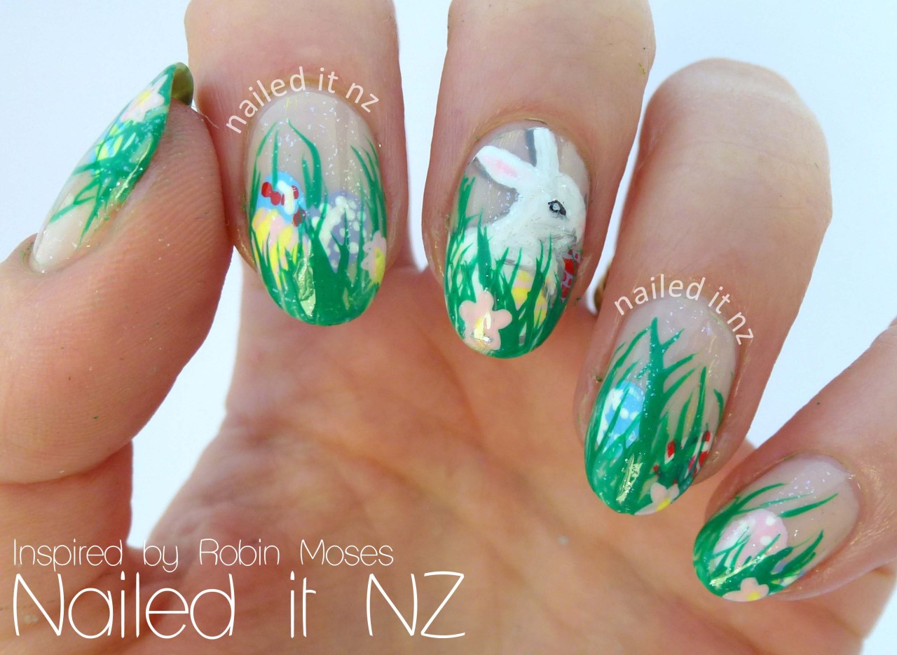 Nailed It Nz I Tried Out One Of Robin Moses Easter Nail Art