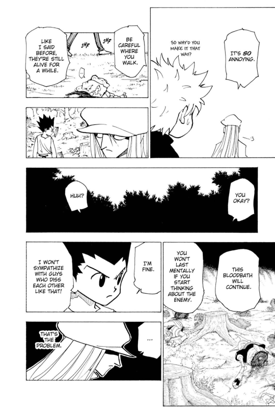 Gon S Anger When He Encounters Pitou Again Does Not Come From His Need To View Them As A Monster But Rather The Unfairness Of What S Happened And What S Happening Hamliet