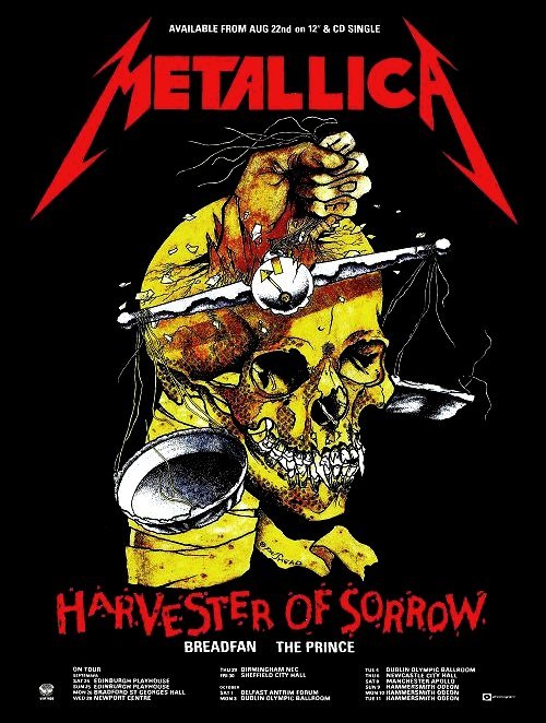 harvester of sorrow lyrics