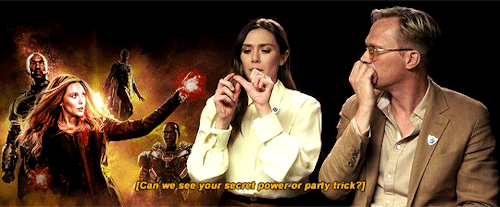 elizabeth olsen paul bettany marvelcastedit eolsenedit gif gifs ananda throwing up mention vomit mention