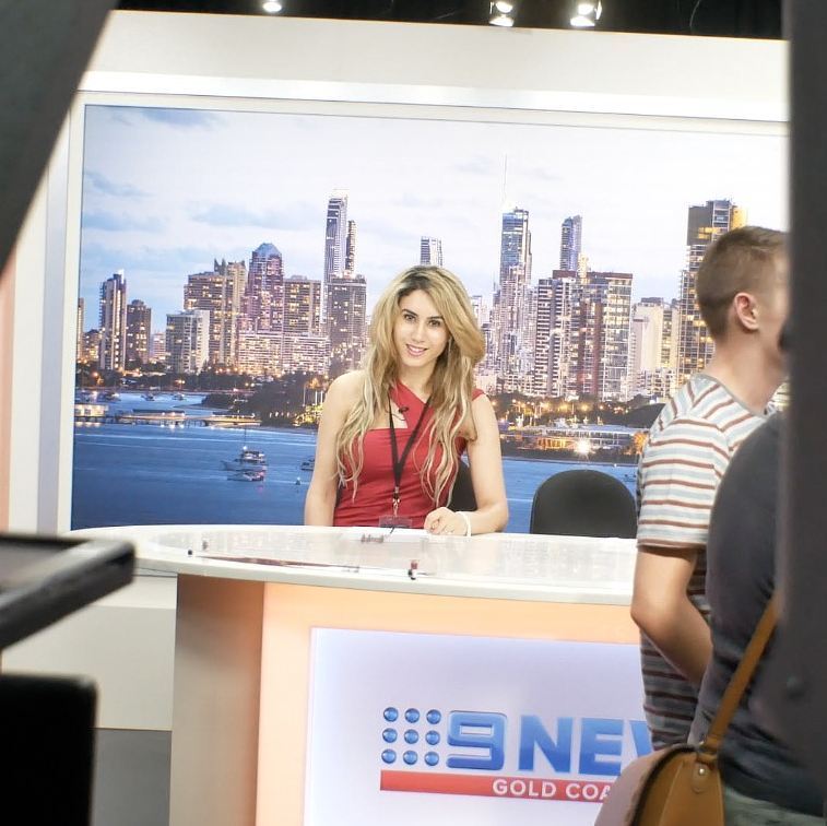 Getting ready for my 9 News Gold Coast appearance 😎Source: https://instagram.com/p/BbEbr6_jjjN/