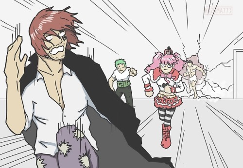 One Piece One Piece Perona And Mihawk