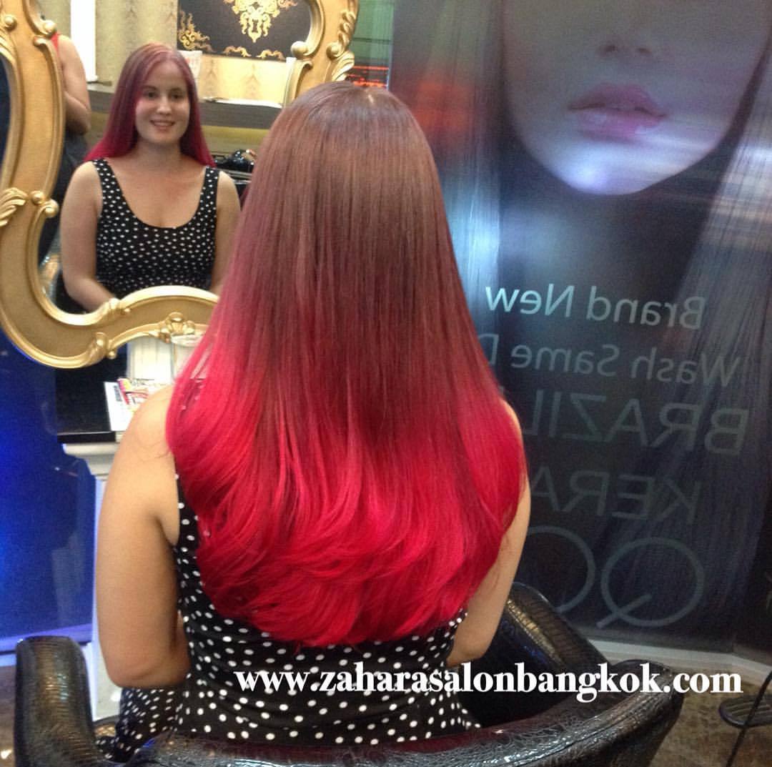 Zahara Salon Bangkok Beautiful Ombre Hair Color At Best Salon