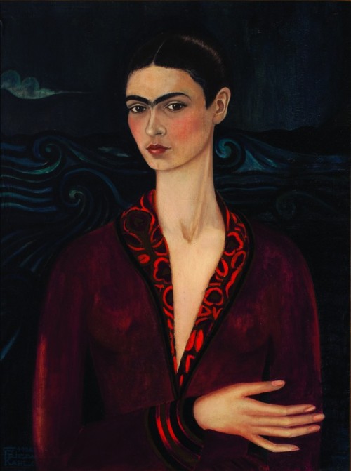 Frida Kahlo (1907-1954), Autorretrato con Traje de Terciopelo, 1926