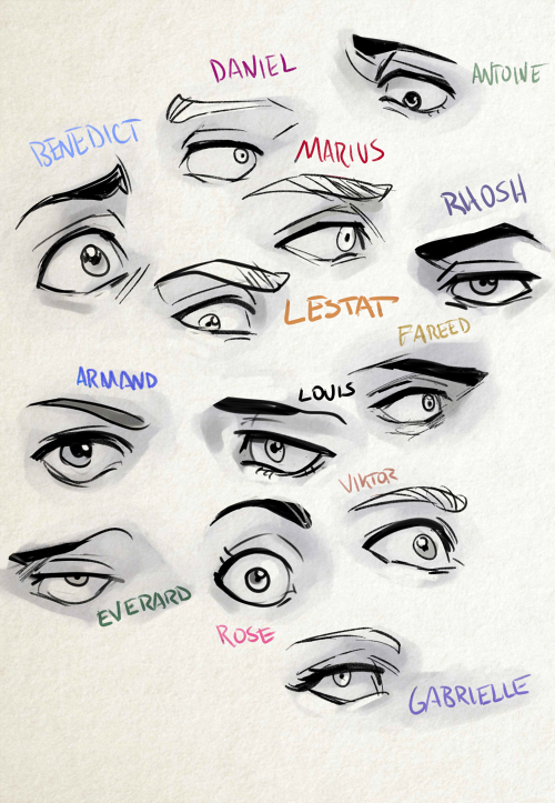 villain eyes sketchonty nose sketch