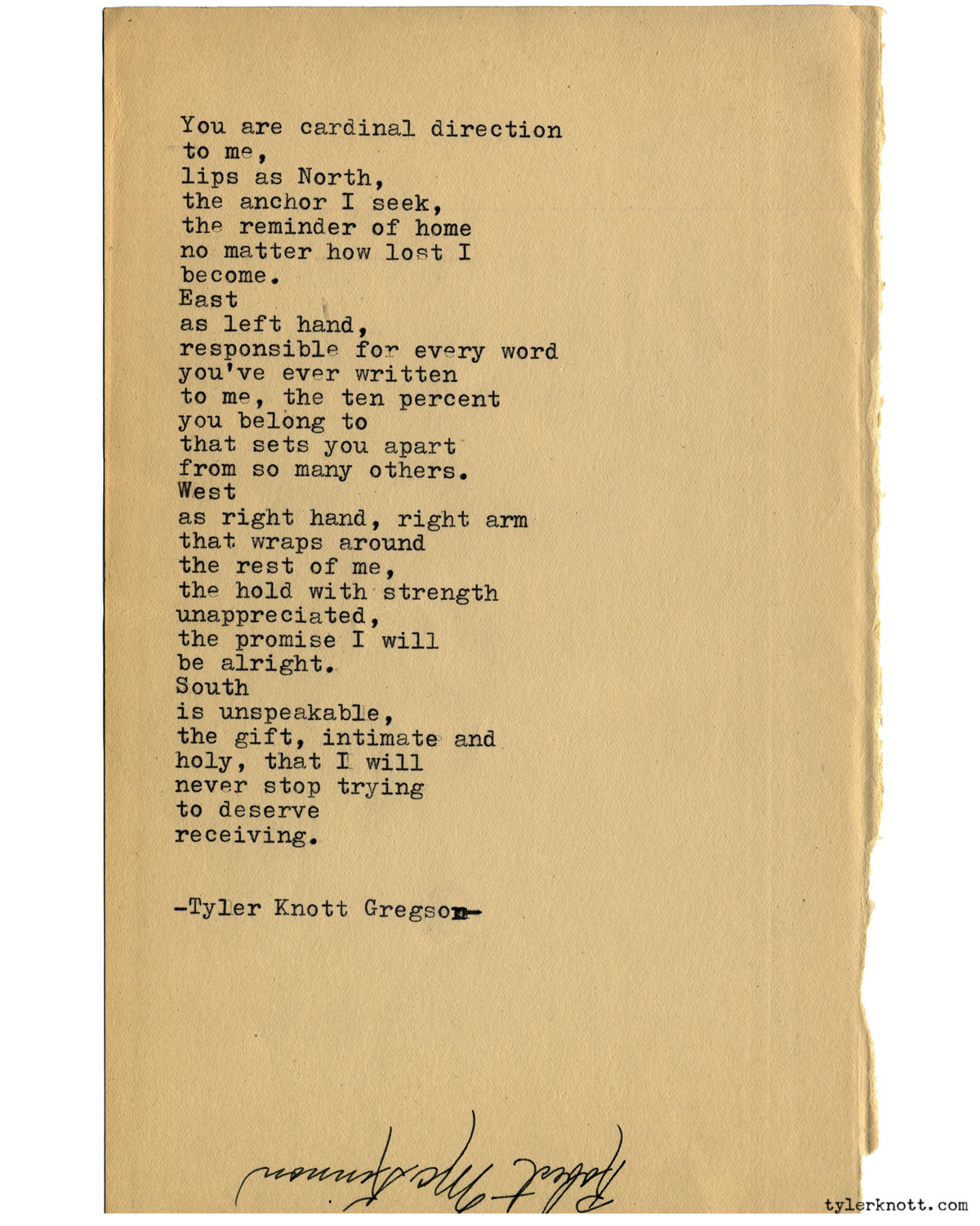 Tyler Knott Gregson