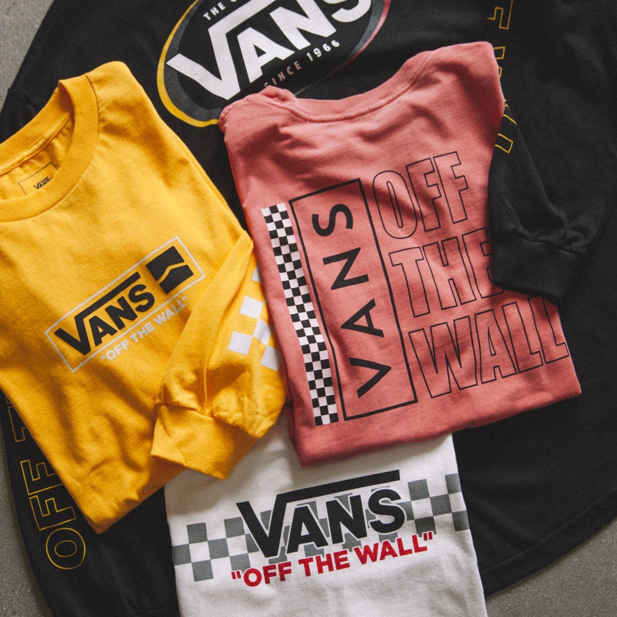 vans off the wall yellow shirt