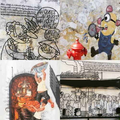 Street Art Part 2. #penang #malaysia #art #streetart (at...