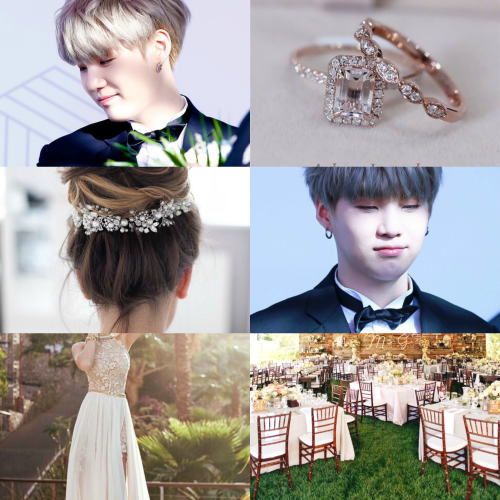 K-POP » IMAGINES - bts » suga » wedding » aesthetic wedding series...