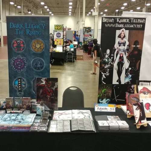 All set up at #fairfaxcomiccon in table 316. Make sure to come...