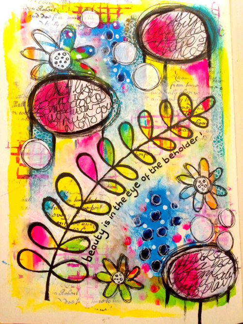 Art Journal Page - Random art journal page by... | Art Journal Pages