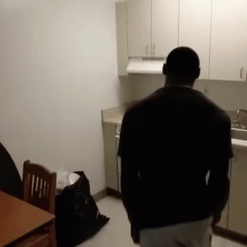 Office Guy Throwing Papers Gif