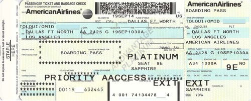 OMID TOLOUI — Send Design Help: The Airline Boarding Pass