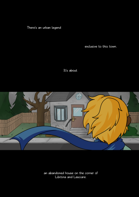 a small handful of pages i made a while back to practice comic-making! hoping to do something more with this story later on but...