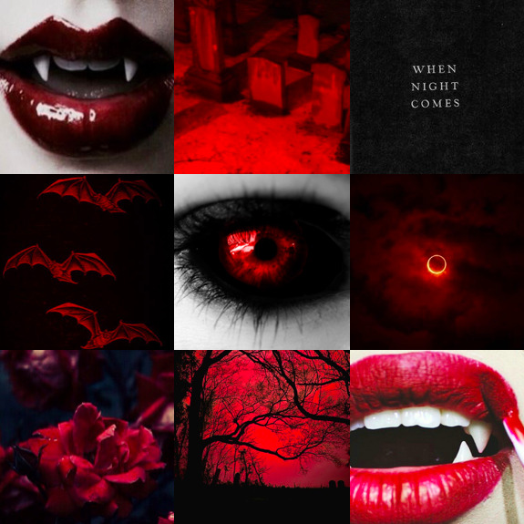 Requests Closed! — Aesthetic for a vampiresskin with red eyes and...