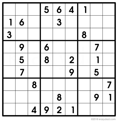 everyday sudoku Remedy this puzzle at Krazydad Intermediate image relating to Krazydad Printable Sudoku titled every day sudoku Address this puzzle at Krazydad Intermediate