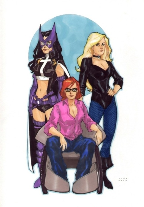 comic-book-ladies:The Birds of Prey by Phil Noto