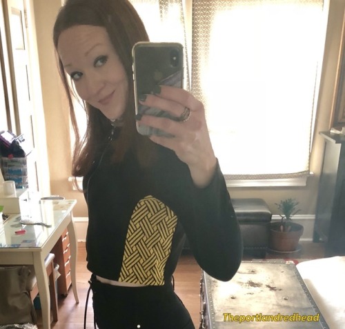 theportlandredhead:My look yesterday was literally thrown...