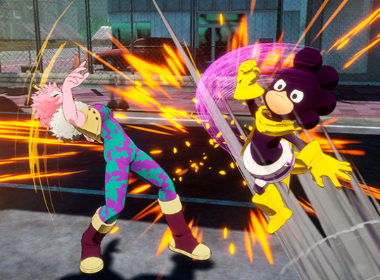 Minoru Mineta y Mina Ashido de la clase 1-A de la academia U.A. se unen a la batalla en My Hero One’s Justice 2