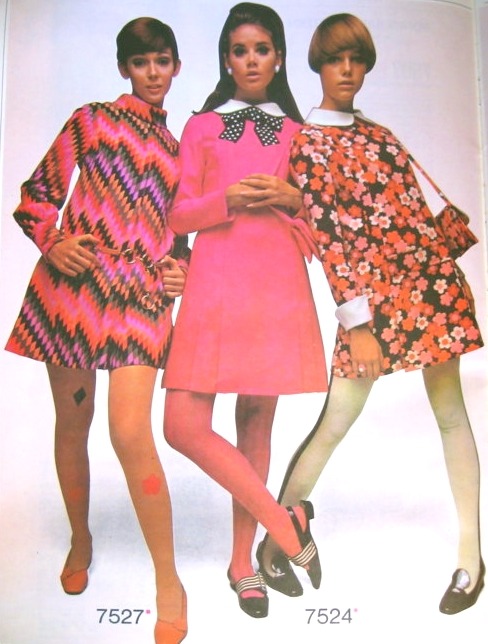 60sfashionandbeauty:“ Mod fashions worn by Colleen Corby and Lucy Angle ...