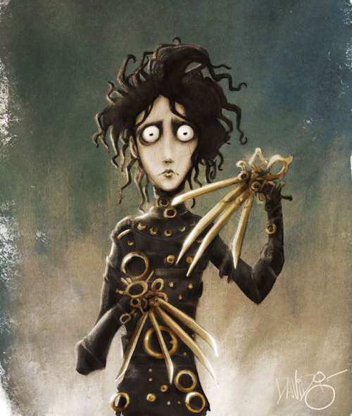 untipoilustrado:Edward Scissorhands. Happy 60th Birthday Tim...